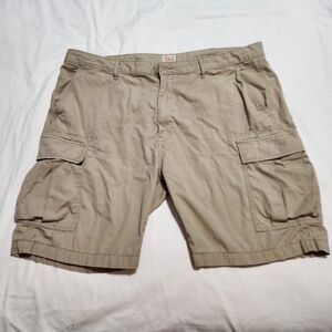 Levi's Two Horse Brand Men's Carrier Cargo Shorts Size 44 Ripstop Brown